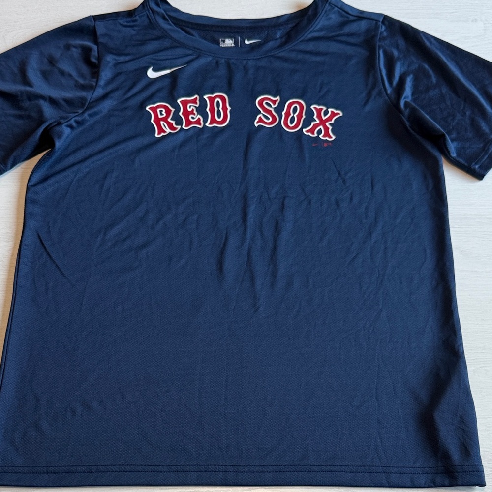 Nike Kids Navy Blue Red Sox Tee size XL